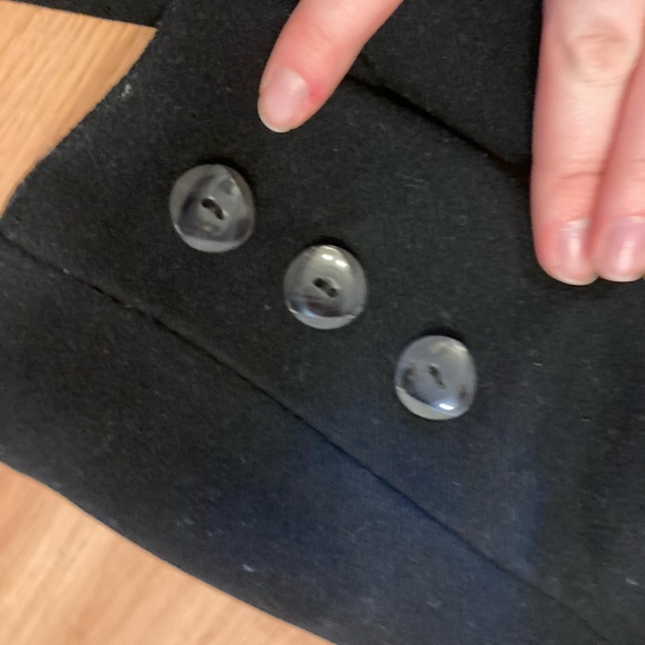 London fog trench coat Womens size 12 felt style - Picture 5 of 8